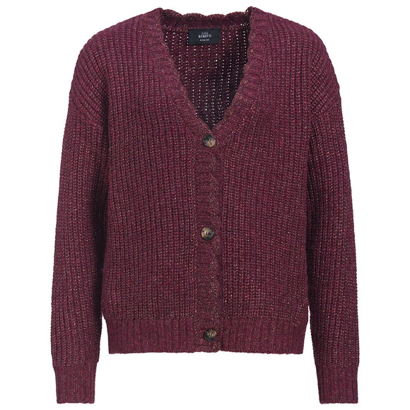 Damesvest met effectgaren