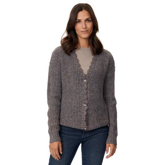 Damesvest met effectgaren