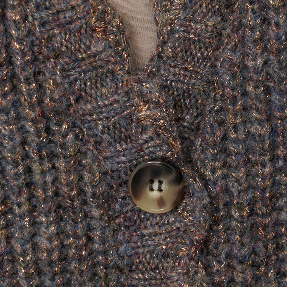 Damesvest met effectgaren