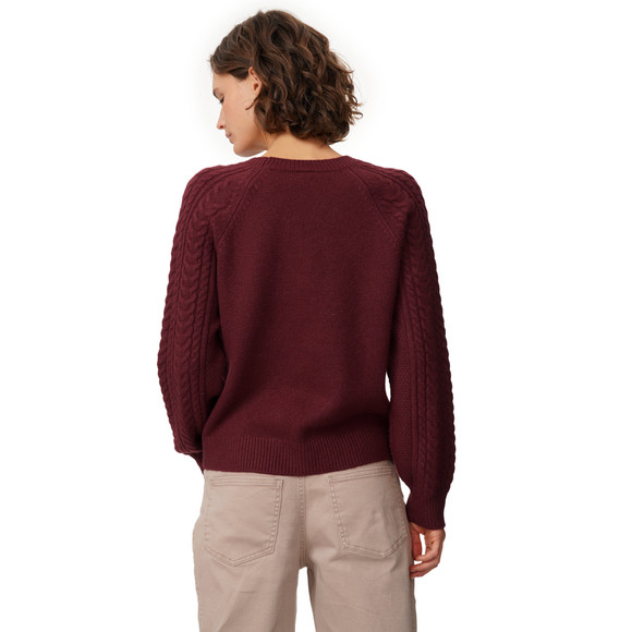 Damen Strickpullover mit Strickmuster