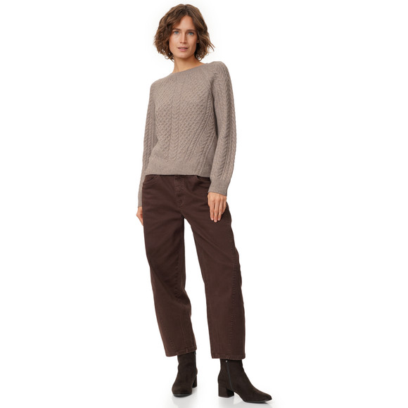 Damen Strickpullover mit Strickmuster