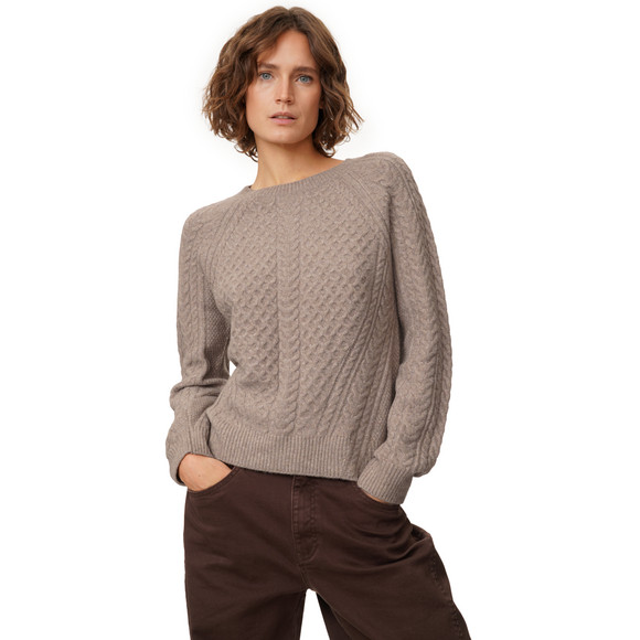 Damen Strickpullover mit Strickmuster