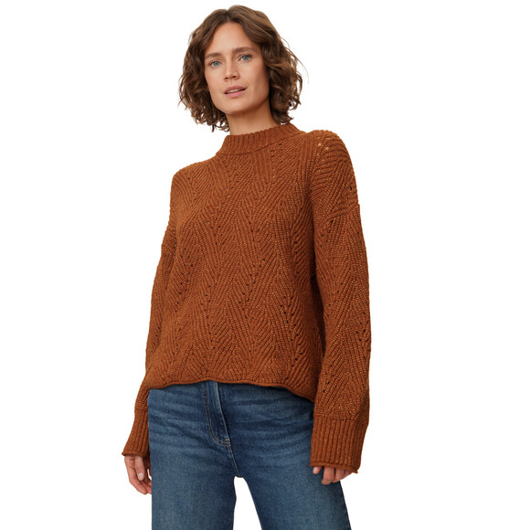 Damen Strickpullover mit Effektgarn