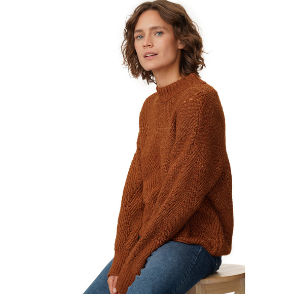 Damen Strickpullover mit Effektgarn