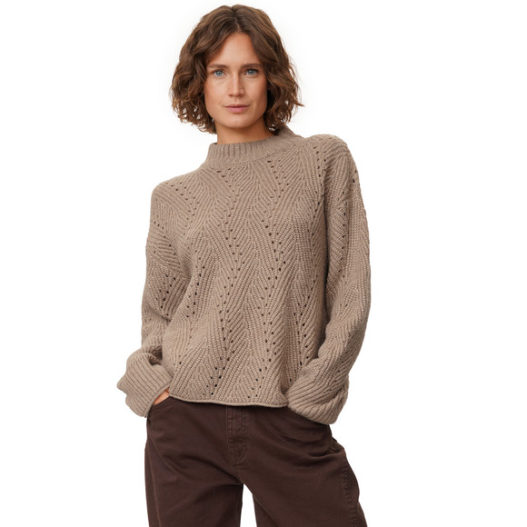 Damen Strickpullover mit Effektgarn