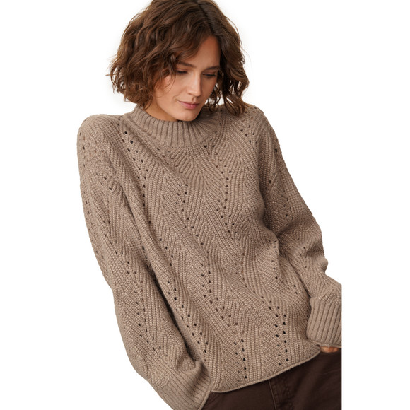 Damen Strickpullover mit Effektgarn