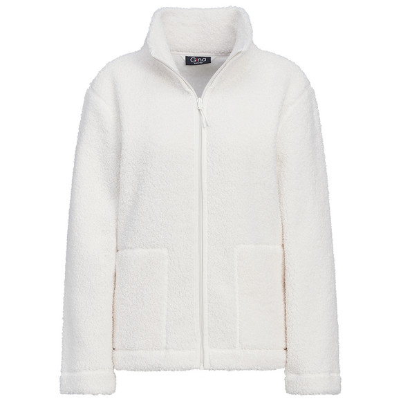 Damen Teddyjacke mit Stehkragen