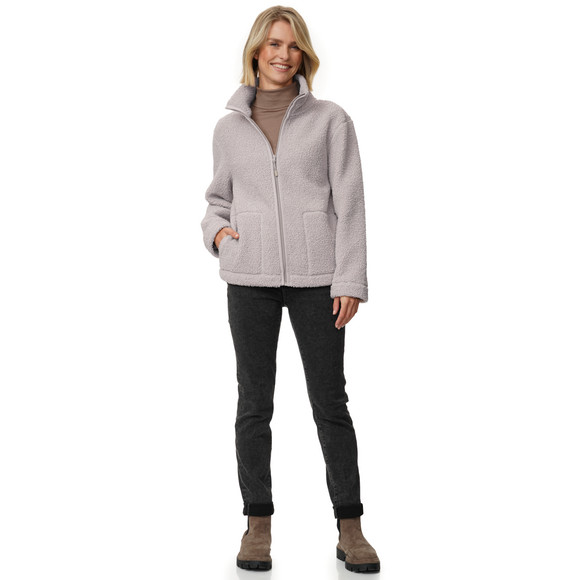 Damen Teddyjacke mit Stehkragen