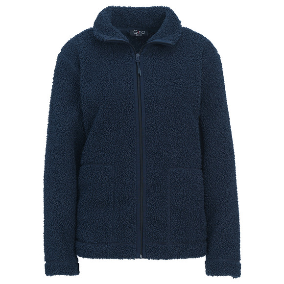 Damen Teddyjacke mit Stehkragen
