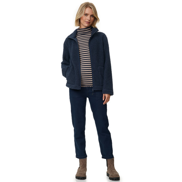 Damen Teddyjacke mit Stehkragen
