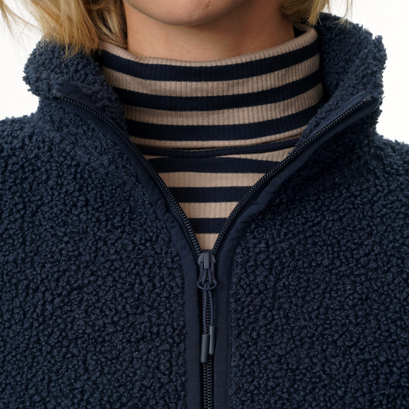 Damen Teddyjacke mit Stehkragen