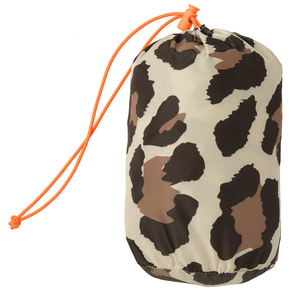 Damen Regenponcho im Leo-Look