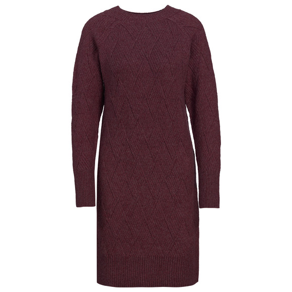 Damen Strickkleid mit Rautenmuster