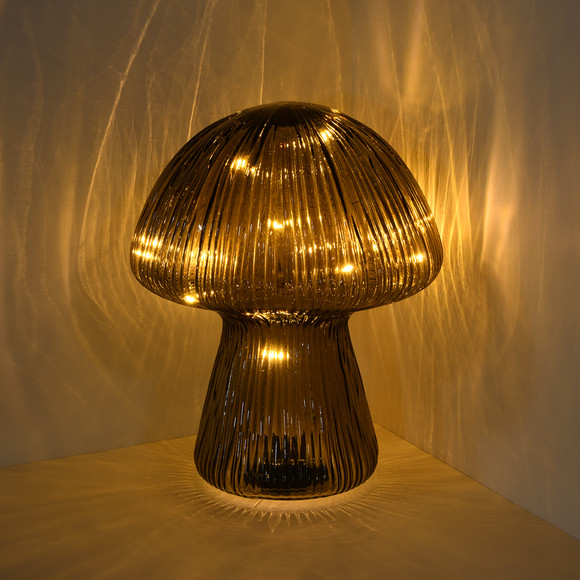 Kleine LED-Leuchte im Pilz-Design