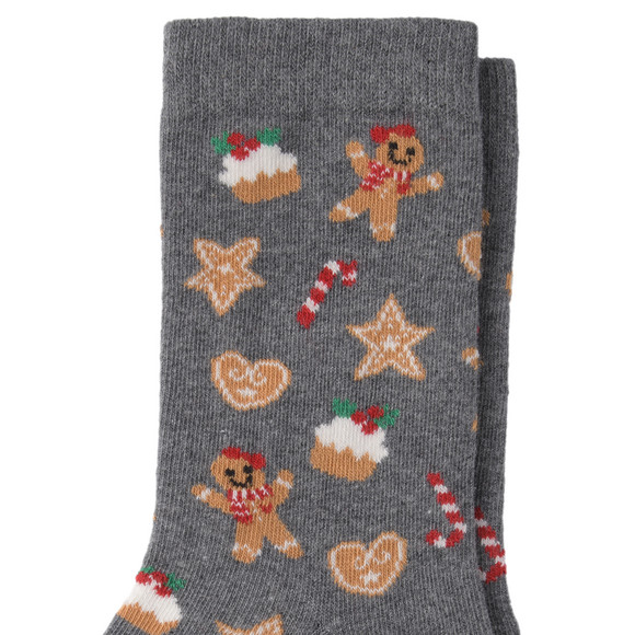 1 paar kerstsokken voor dames met motief