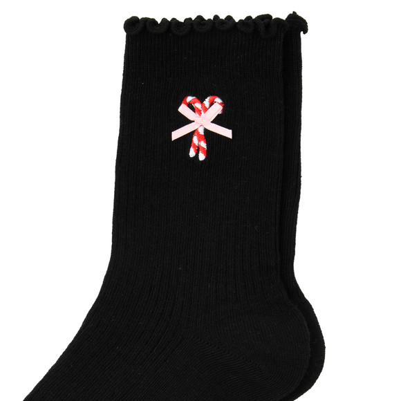 1 Paar Damen Weihnachtssocken mit Stickerei
