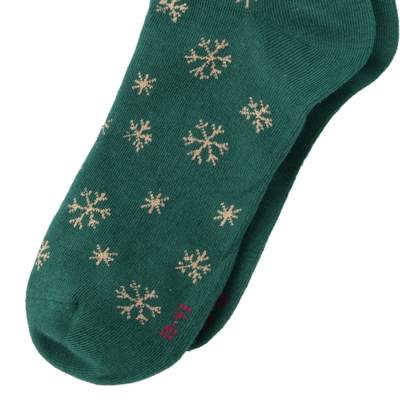 1 Paar Damen Weihnachtssocken mit Dackeln
