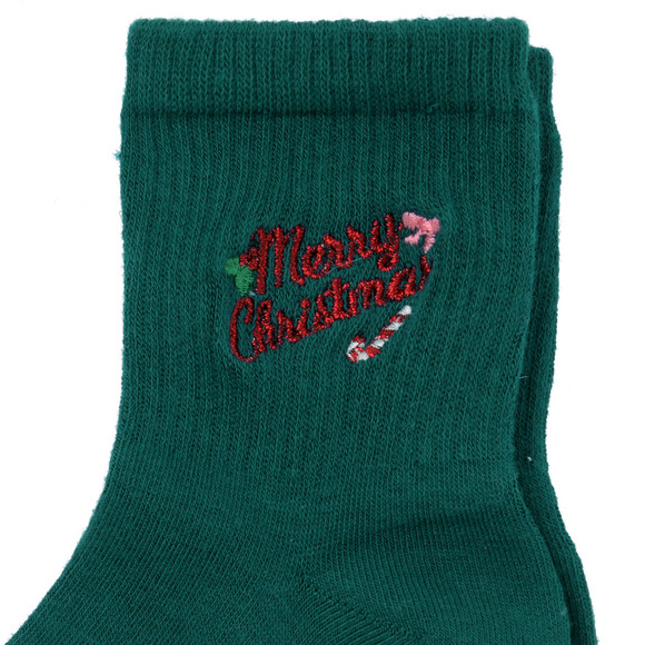 1 Paar Damen Weihnachtssocken mit Stickerei