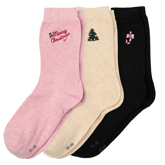 3 Paar Damen Socken in verschiedenen Farben