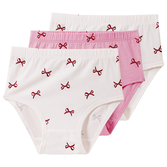 3 babyslipjes met strikjesprint