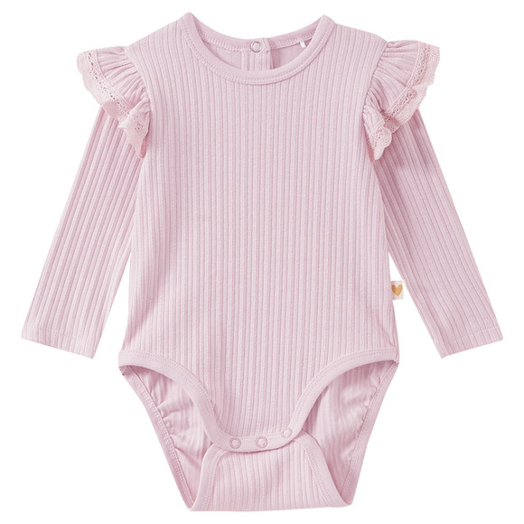 Baby Langarmbody mit Rüschen