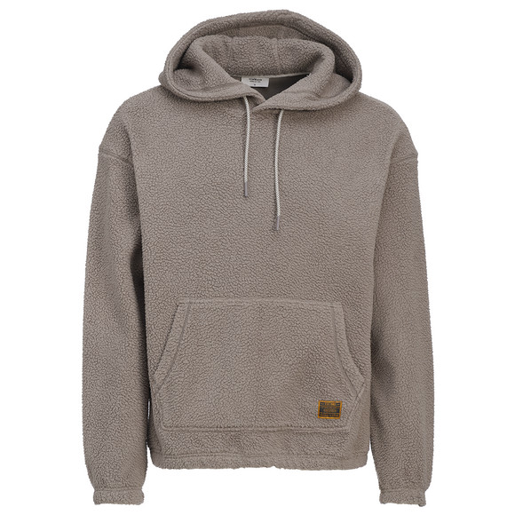 Herren Teddyhoodie mit Tunnelzug