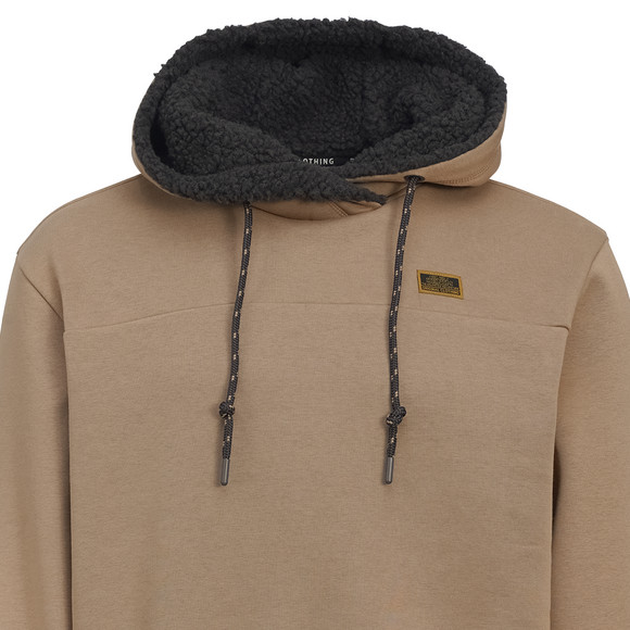 Herren Hoodie mit Plüschkapuze