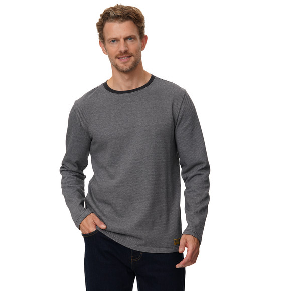 Herren Langarmshirt mit Streifen