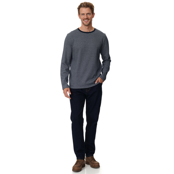 Herren Langarmshirt mit Streifen