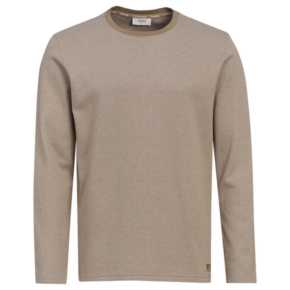 Herren Langarmshirt mit Streifen