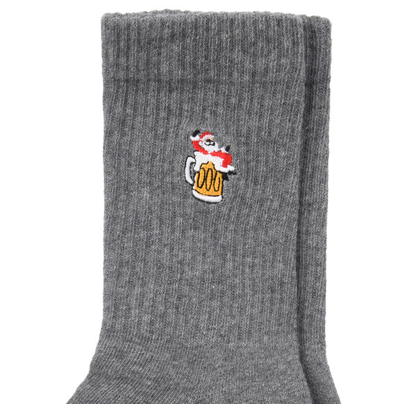 1 Paar Herren Weihnachtssocken mit Stickerei