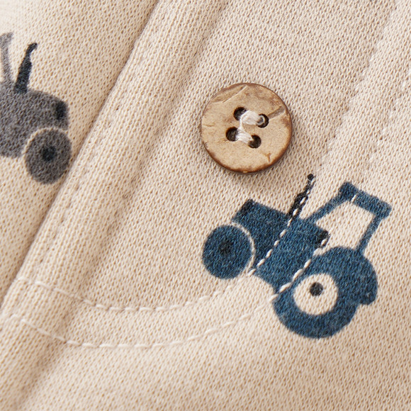 Baby Thermo-Leggings mit Traktor-Motiven