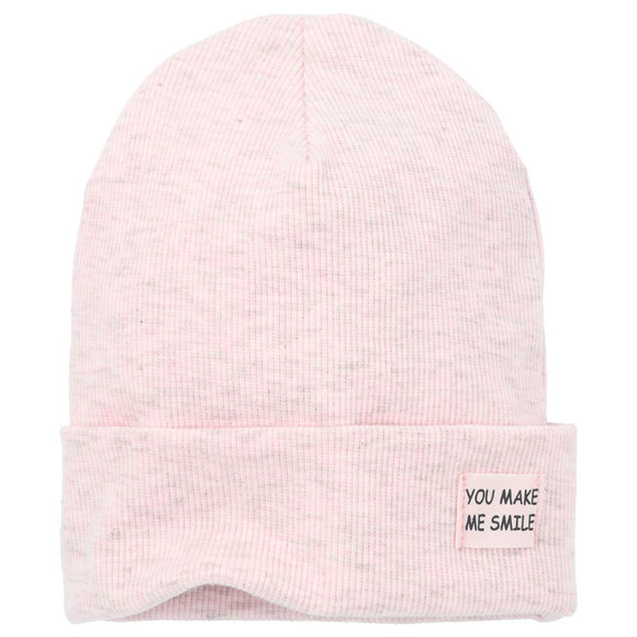 Baby Mütze mit Rippstruktur