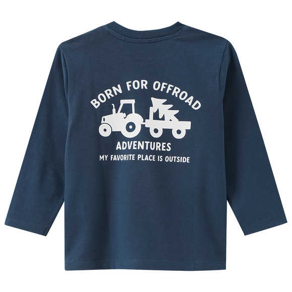 Baby Langarmshirt mit Rücken-Print