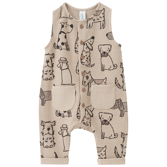 Newborn Set mit Hunde-Allover