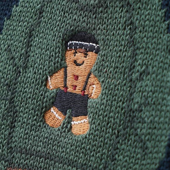 Jungen Strickpullover mit Hunde-Motiv