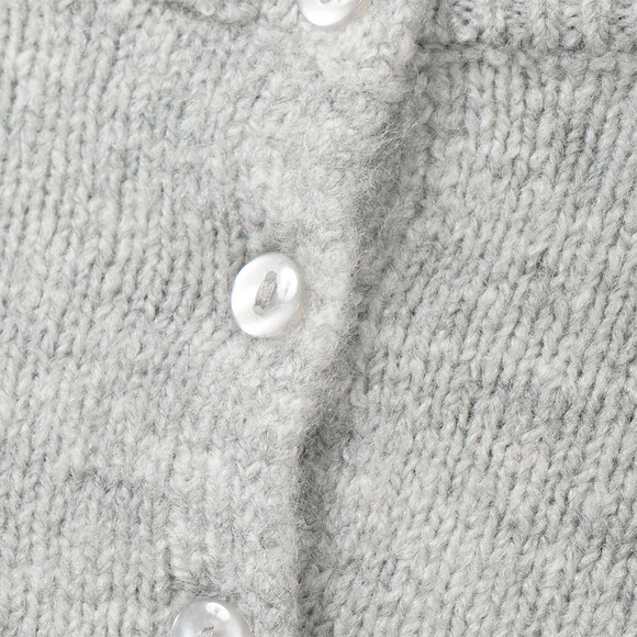 Baby Strickkleid mit Blumenmuster