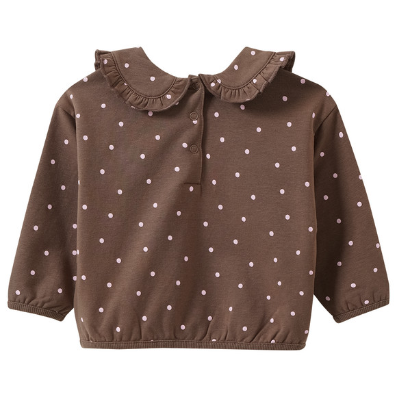 Baby-sweatshirt met stippen