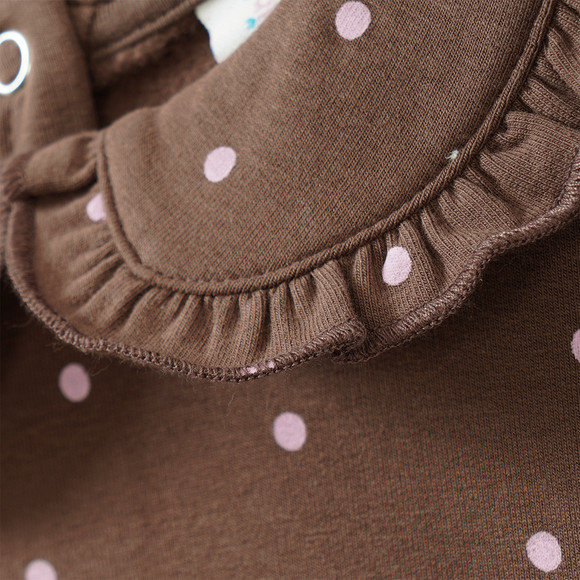 Baby-sweatshirt met stippen