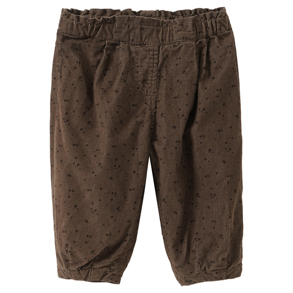 Babycordbroek met all-over-motief