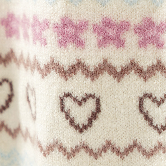 Baby Strickleggings mit Norwegermuster