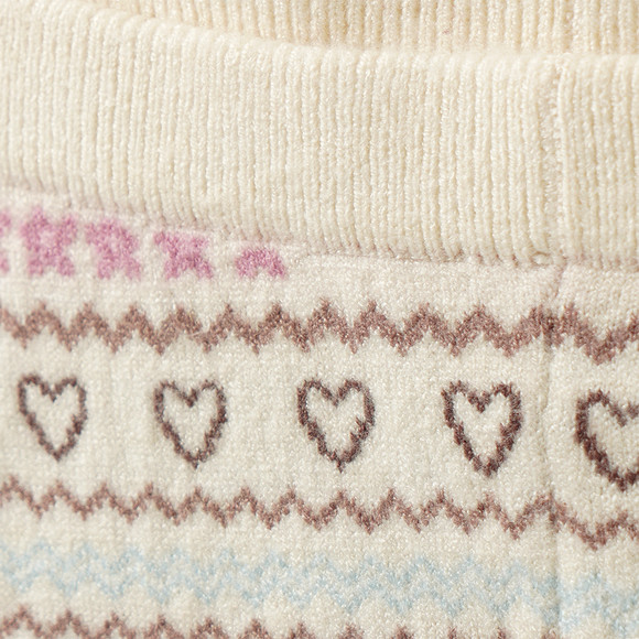 Baby Strickleggings mit Norwegermuster