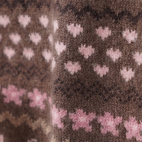 Baby Strickleggings mit Norwegermuster