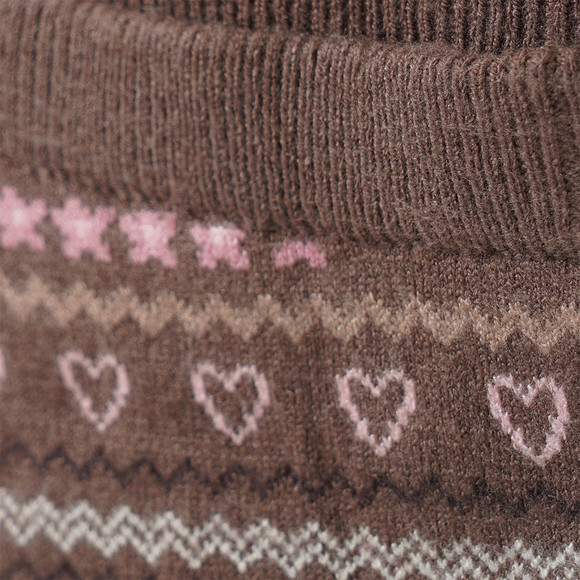 Baby Strickleggings mit Norwegermuster