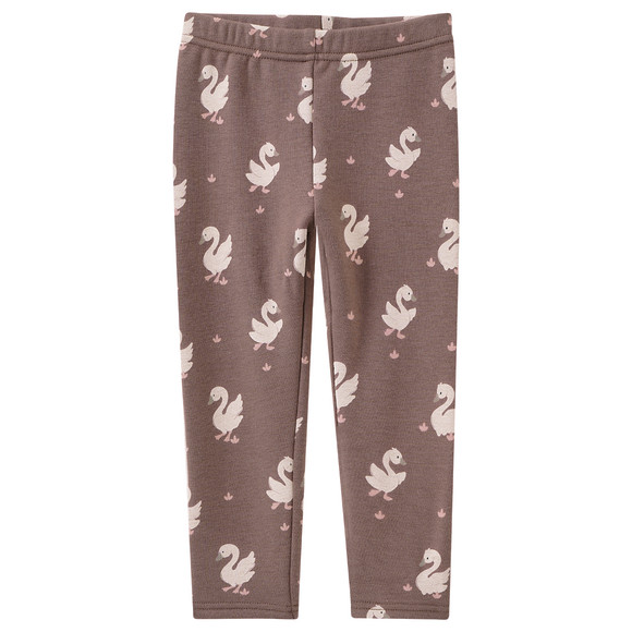 Baby Thermo-Leggings mit Schwan-Motiven