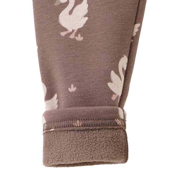Baby Thermo-Leggings mit Schwan-Motiven