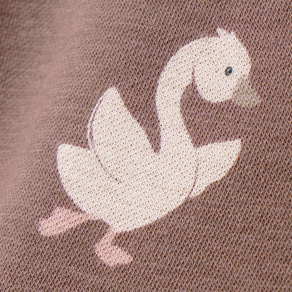 Baby Thermo-Leggings mit Schwan-Motiven
