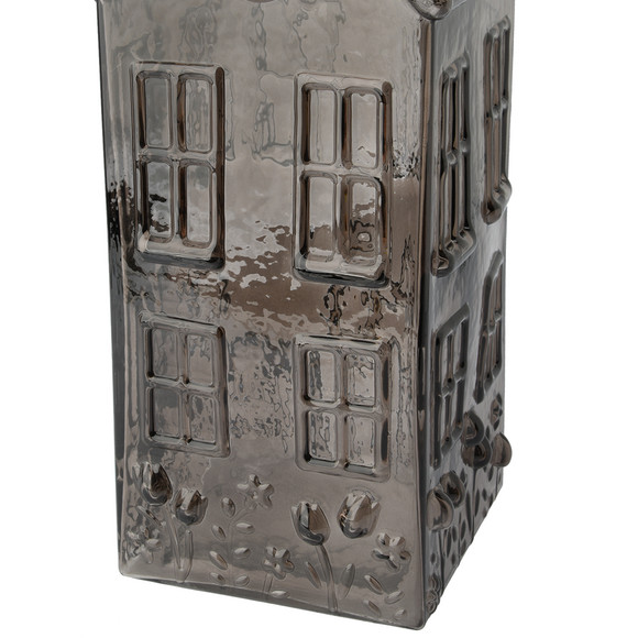 Vase in Haus-Form
