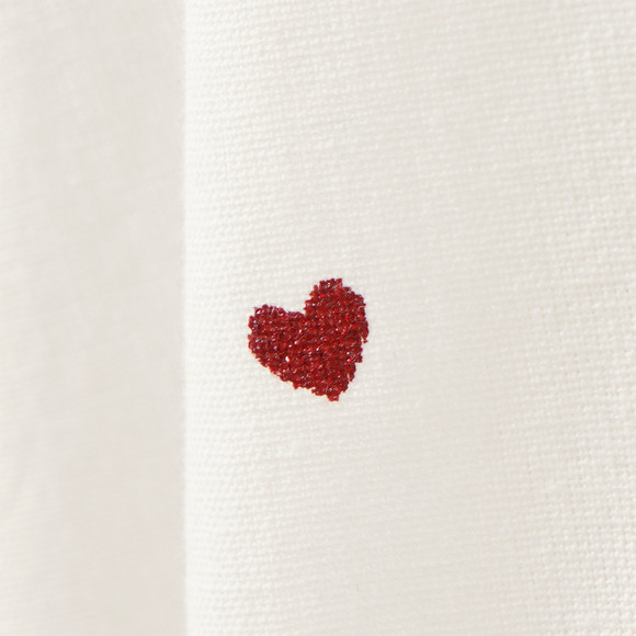 Mädchen Bluse mit Herz-Allover