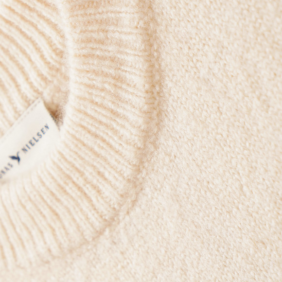 Mädchen Strickpullover mit Herz-Allover